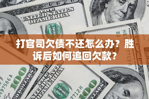 北京打官司欠债不还怎么办？胜诉后如何追回欠款？