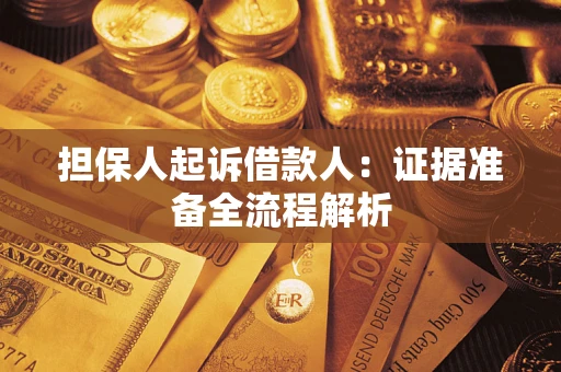 北京担保人起诉借款人：证据准备全流程解析