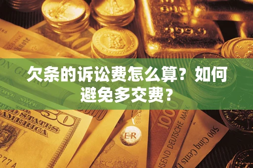 北京欠条的诉讼费怎么算？如何避免多交费？