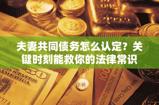 北京夫妻共同债务怎么认定？关键时刻能救你的法律常识