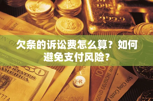 北京欠条的诉讼费怎么算？如何避免支付风险？